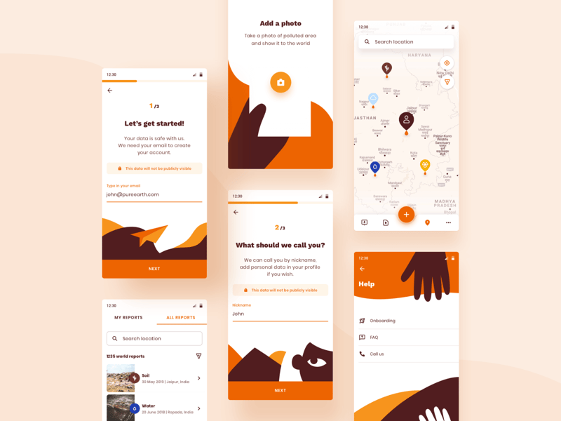 Pure Earth app